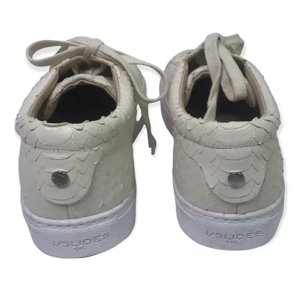 J/SLIDES LACEE CUT Off White Embossed